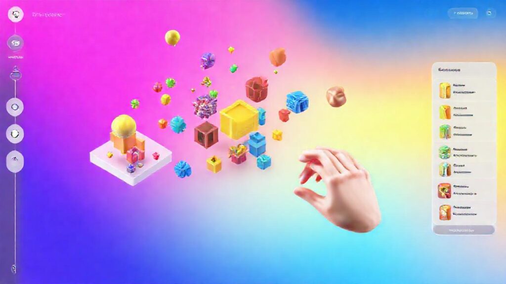 Un tutorial digital crea arte colorido