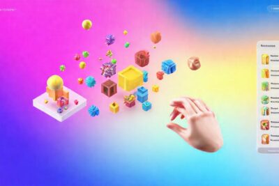 Un tutorial digital crea arte colorido