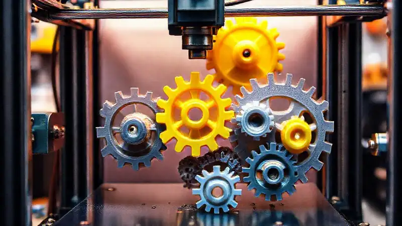 Un impresora 3D reparaba piezas mecánicas