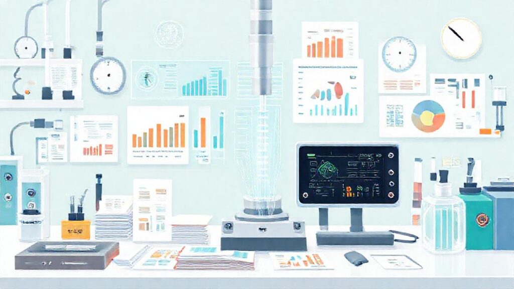 Ilustración técnica presenta datos científicos precisos