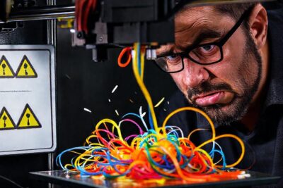 Impresión 3D fallida