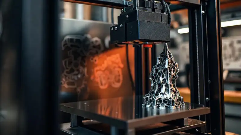 Impresión 3D de metal futurista