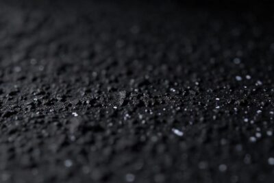 Impresión 3D texturizada en fondo oscuro