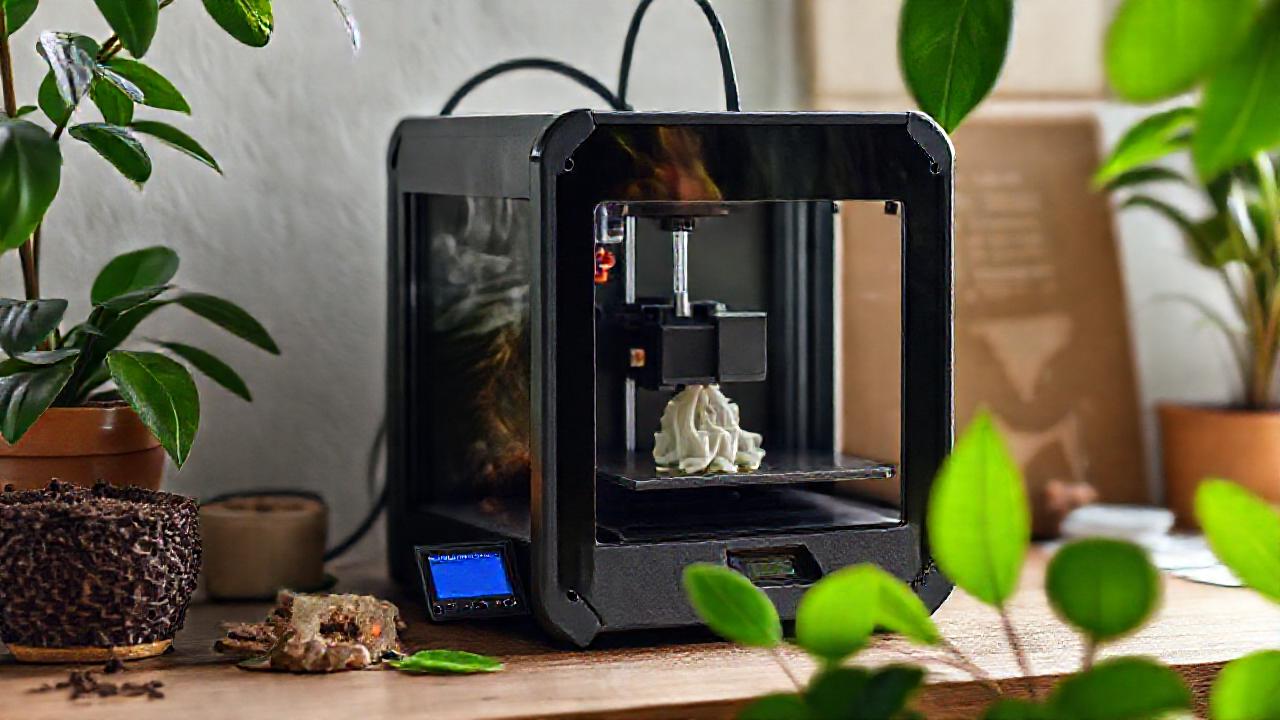 Impresión 3D con materiales reciclados y calma