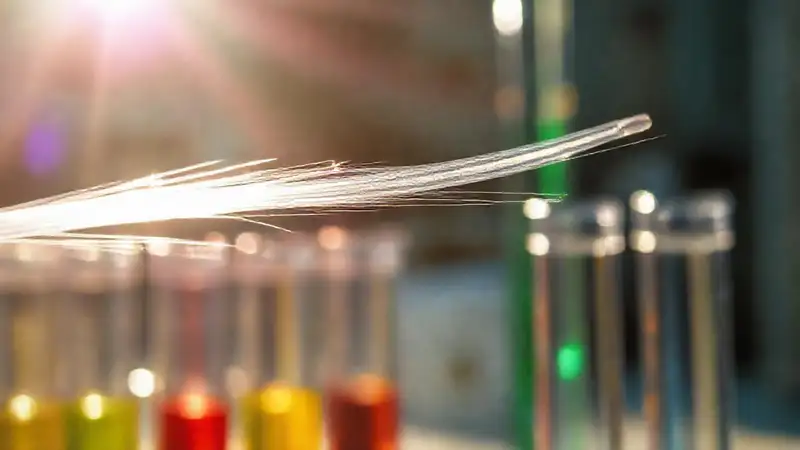 Luz ultravioleta analiza muestras transparentes