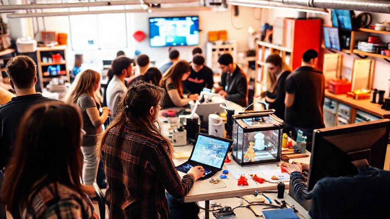 Un espacio creativo y tecnológico colaborativo