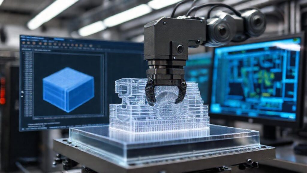 Modelo 3D se prepara para robot