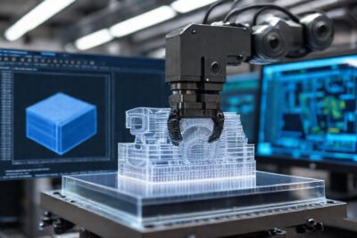 Modelo 3D se prepara para robot