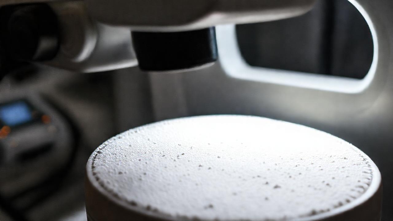 Imagen digital detallada de superficie técnica