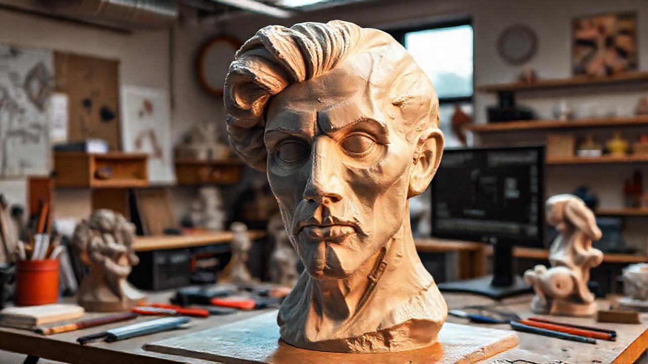 Esculturas digitales creadas con precisión y arte