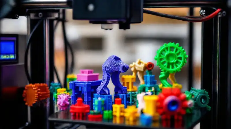 Impresora 3D crea juguetes coloridos y detallados