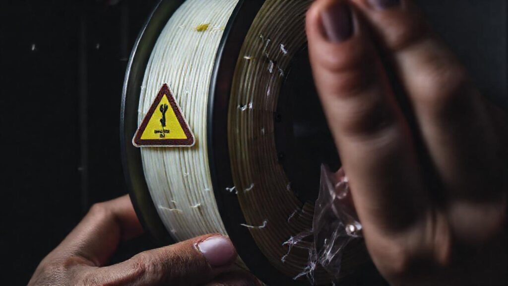 Un 3D impresora rota genera peligro