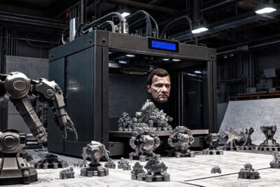 Impresora 3D industrial crea modelos complejos