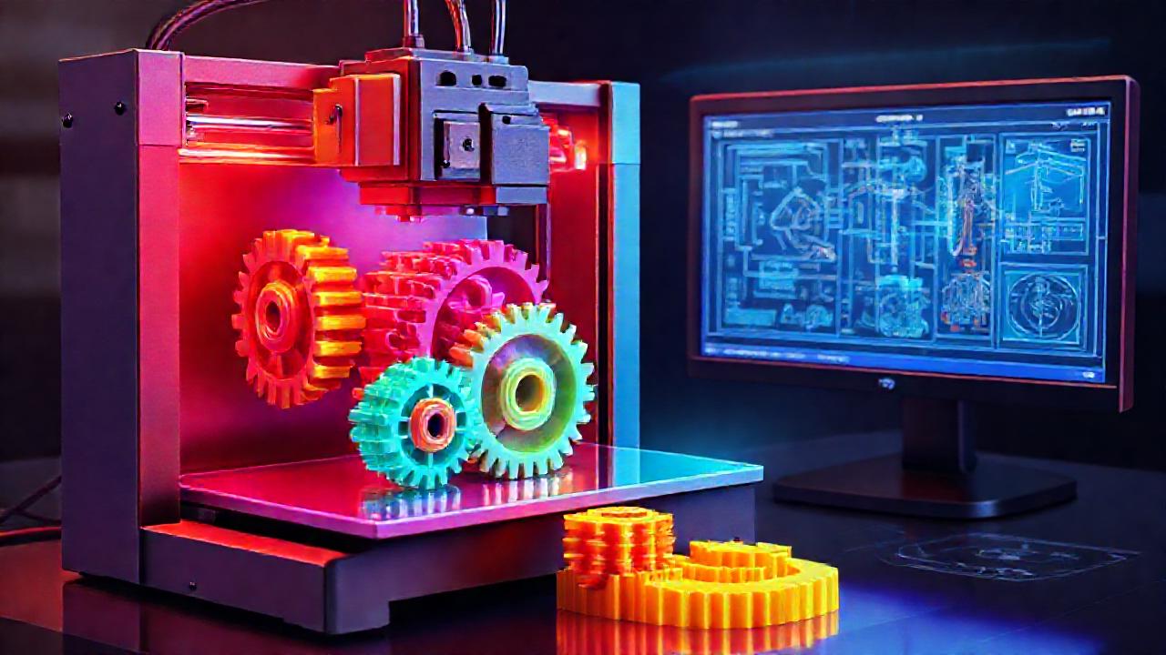 Impresora 3D crea engranajes complejos digitalmente