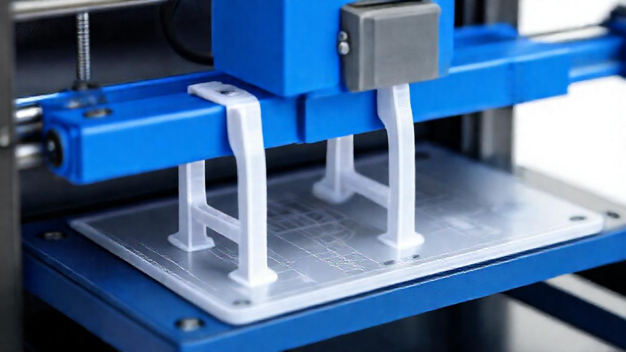 Impresora 3D muestra una ilustración técnica