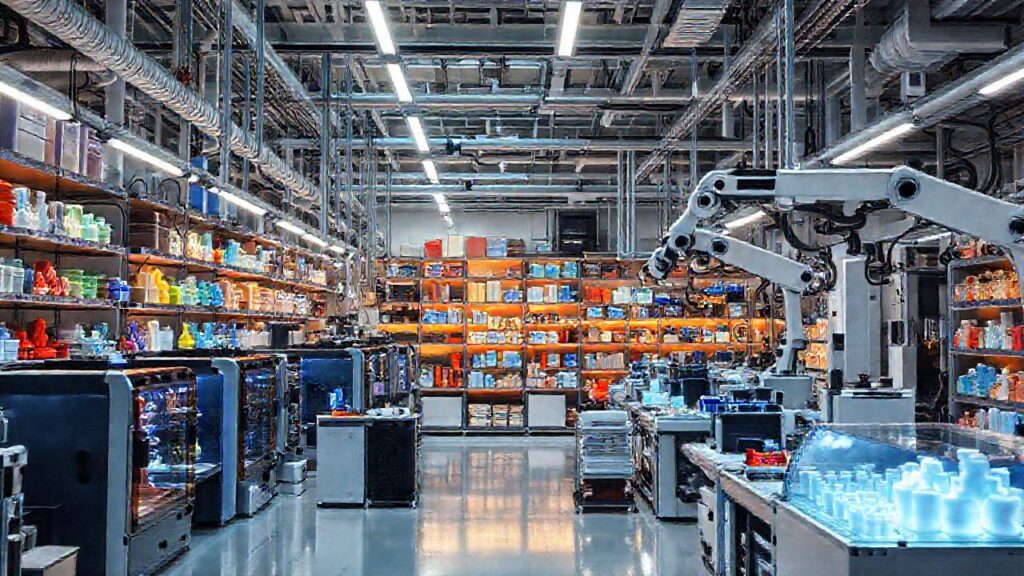 Factoría futurista: innovación tecnológica y producción diversa