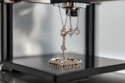 Joyas elegantes impresas en 3D