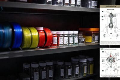 Organización precisa para impresión 3D