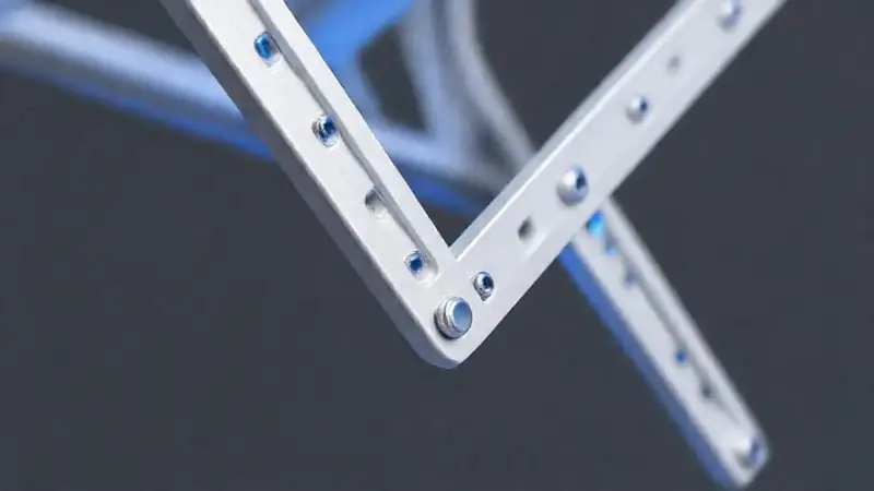 Modelo 3D metálico