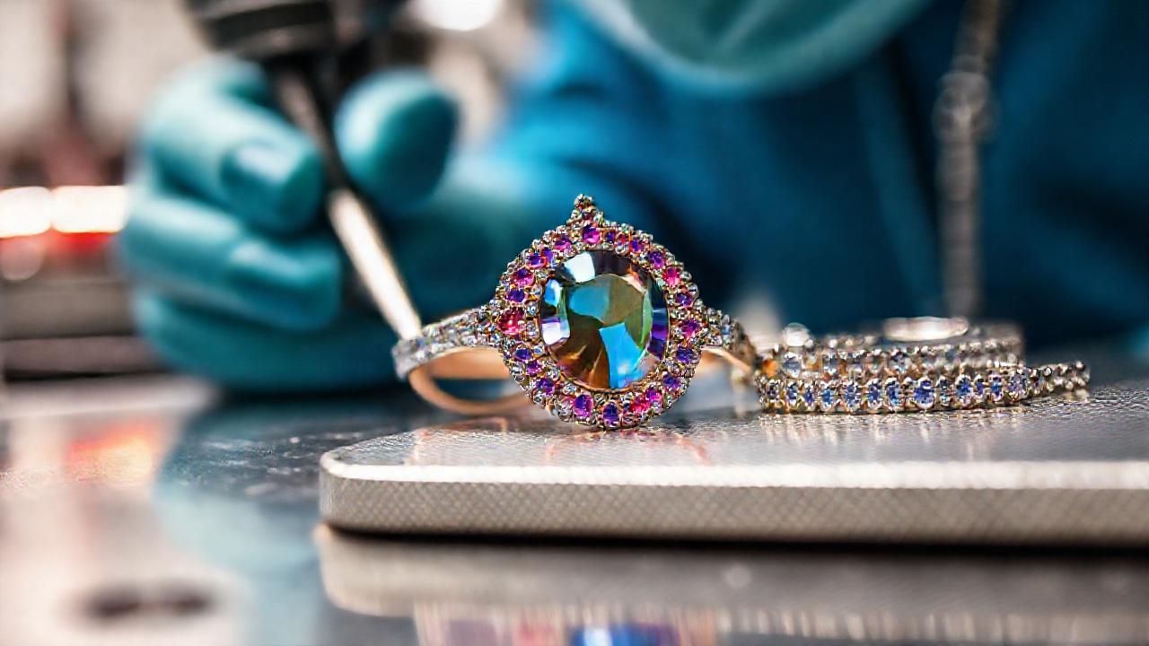 Técnico crea accesorios cromados y vibrantes