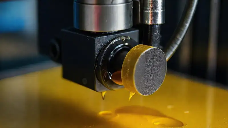 Extrusora 3D con textura y limpieza