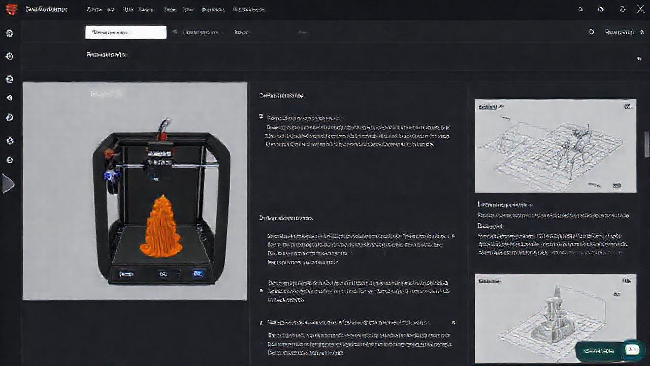 Impresora 3D: diseño detallado y fácil