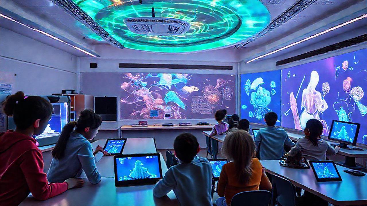 Aula futurista: aprendizaje innovador e interactivo