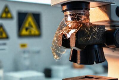 La resina se degrada bajo luz intensa