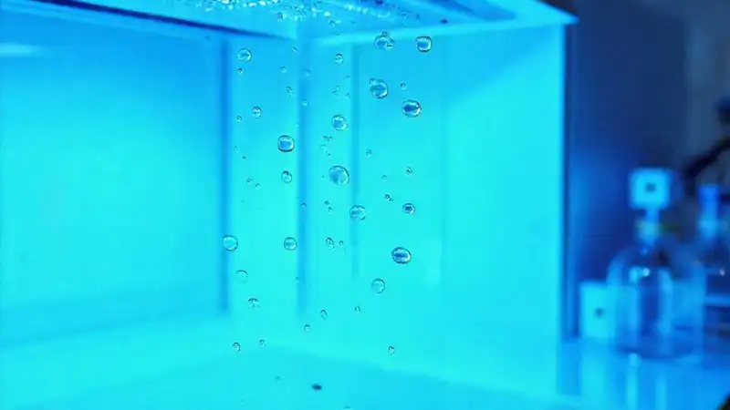 Dehumidificación estilizada en laboratorio científico