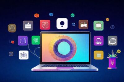 Diseño digital vibrante para la educación