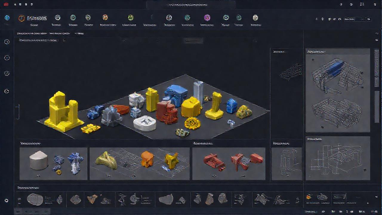 Diseño paramétrico 3D informativo y moderno