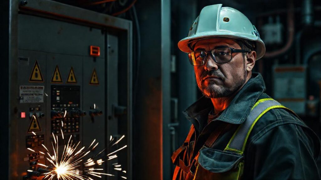 Trabajador en peligro