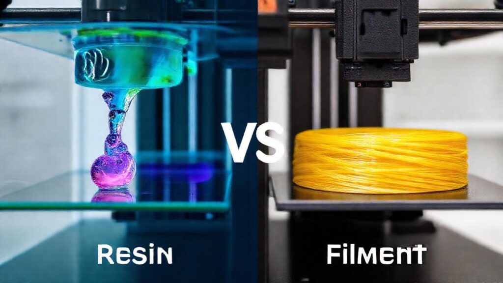 Impresoras 3D: resina contra filamento
