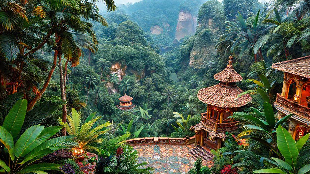 Selva tropical: belleza vibrante y arquitectónica