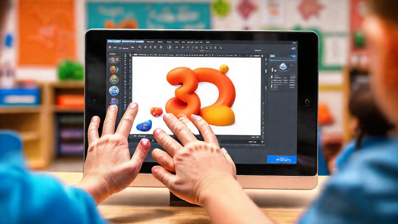Software educativo crea arte digital vibrante