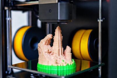 Impresora 3D crea diseños complejos vibrantes