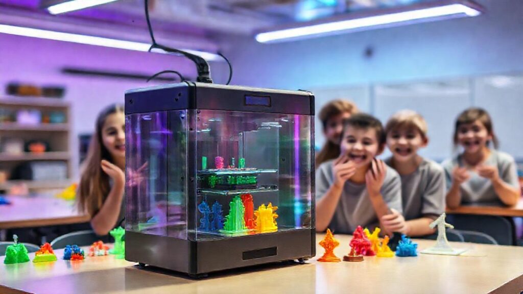 Estudiantes emocionados crean prototipos futuristas