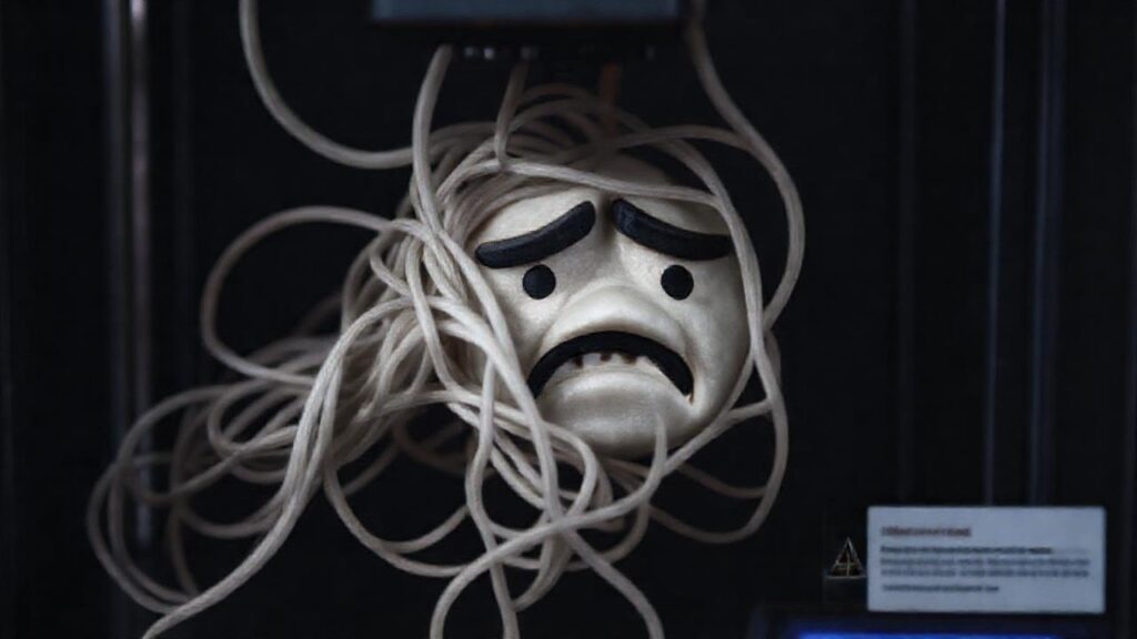 Impresora 3D: fallo técnico frustrante