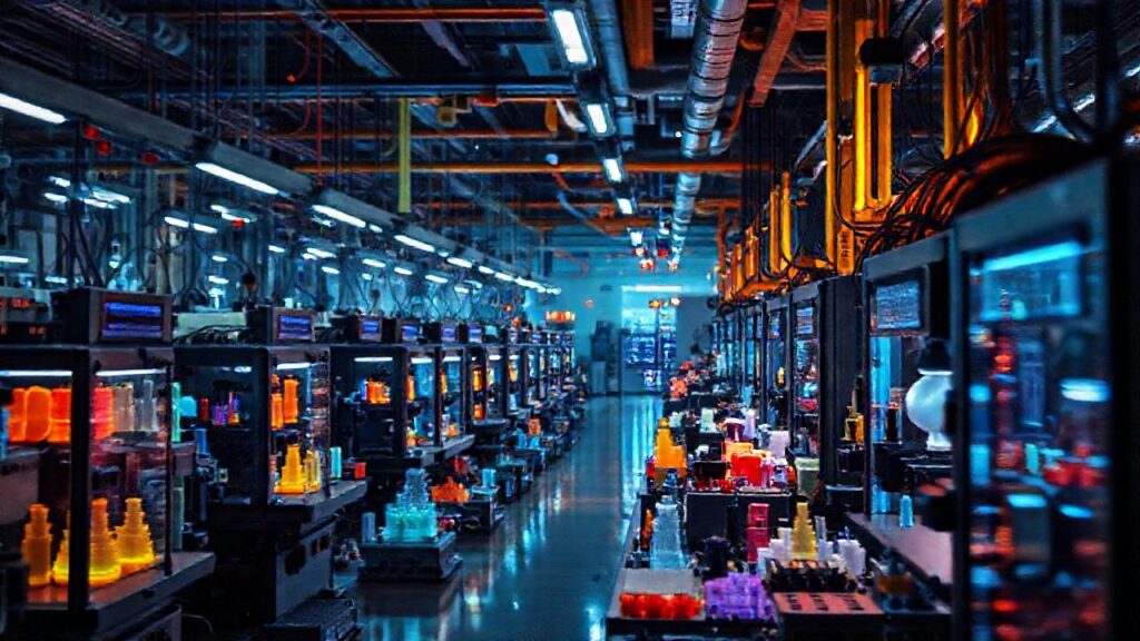 Factoría futurista imprime productos vibrantes y detallados