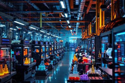 Factoría futurista imprime productos vibrantes y detallados