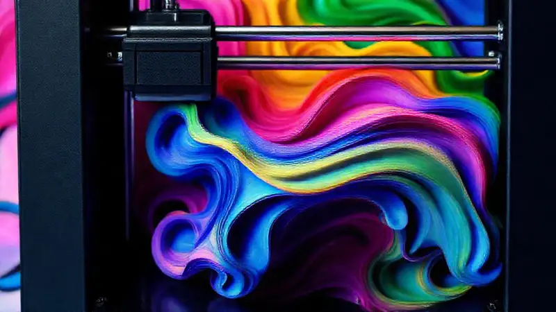 Impresión 3D crea colores y texturas vibrantes