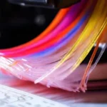 Filamento translúcido se imprime en colores