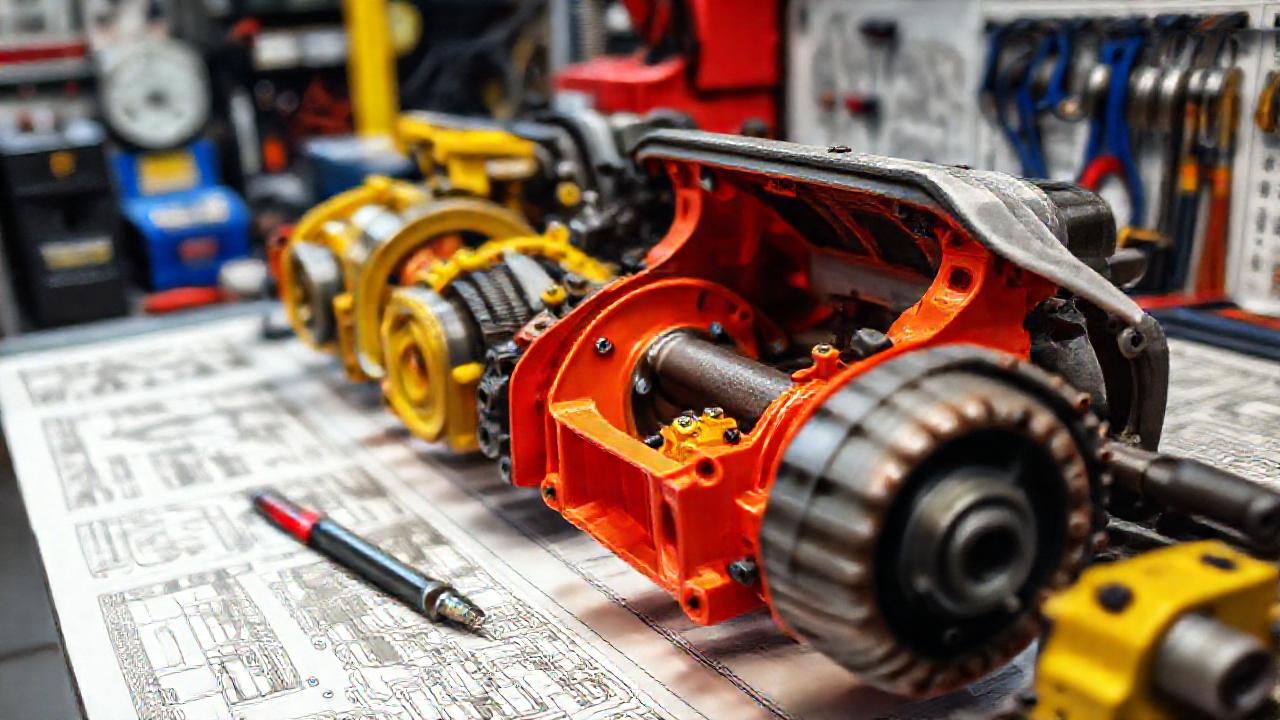 Fotografía profesional de piezas automotrices detalladas