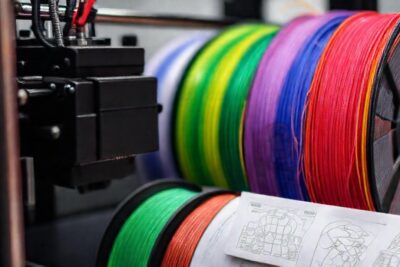 Selección de filamentos automotrices en 3D