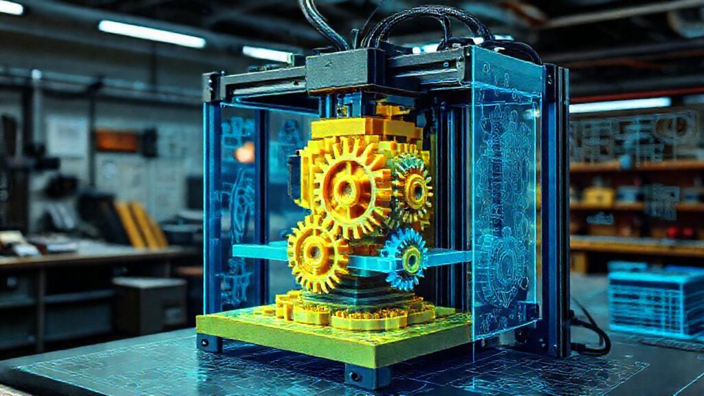 Impresora 3D crea diseños futuristas complejos