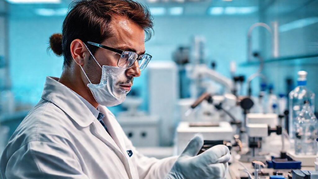 Un laboratorio científico impecable y tecnológicamente avanzado