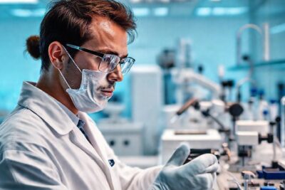 Un laboratorio científico impecable y tecnológicamente avanzado