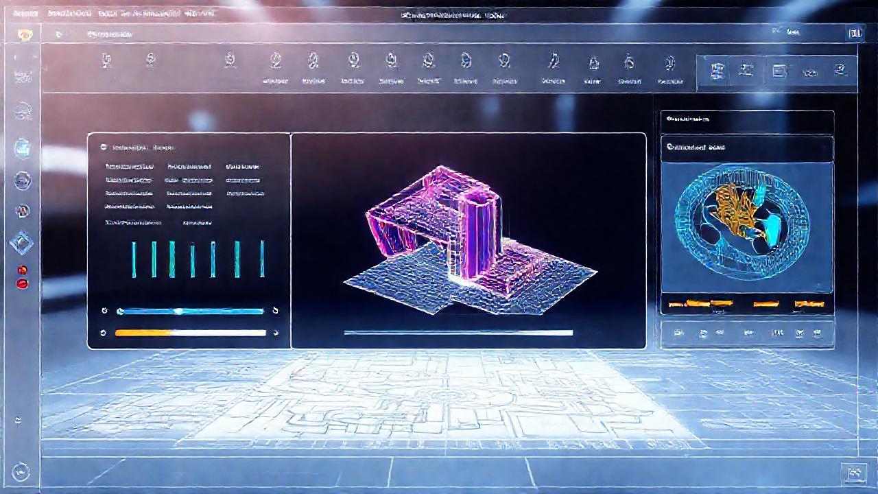 Software 3D técnico presenta diseño moderno