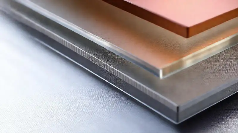 Ilustración técnica precisa de materiales