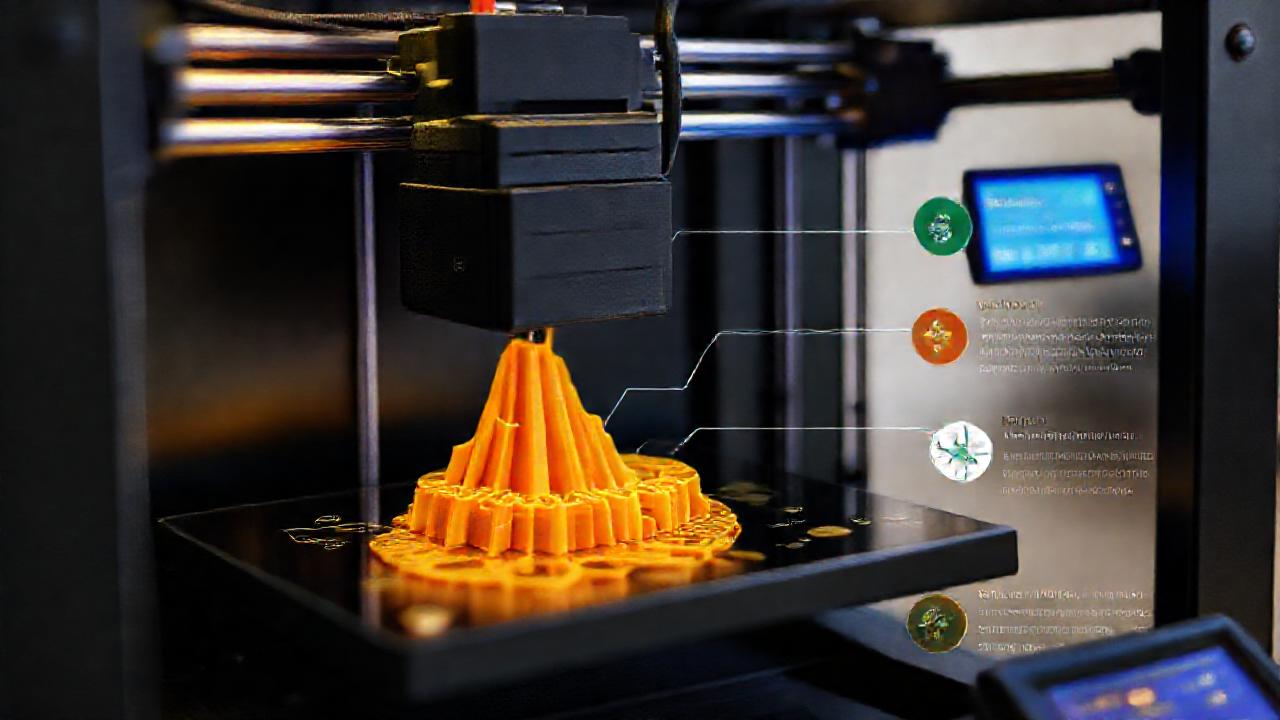 Impresión 3D optimizada con diseño complejo